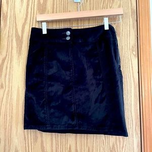 Free People Kimora Velvet Skirt